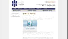
							         Patient Portal - Lawn Medical Center, S.C.								  
							    