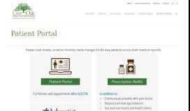 
							         Patient Portal - Live Oak Health Partners								  
							    