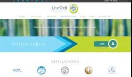 
							         Patient Portal - Live Well Clinic								  
							    