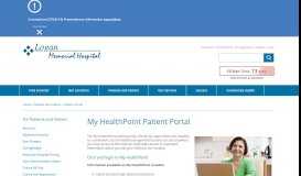 
							         Patient Portal - Logan Memorial Hospital								  
							    
