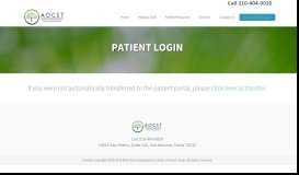 
							         Patient Portal Login - Arthritis & Osteoporosis Center of South Texas								  
							    