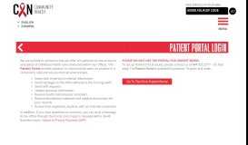 
							         Patient Portal Login - Community AIDS Network								  
							    