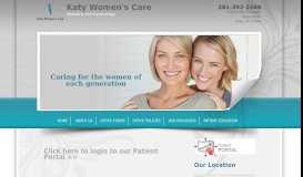 
							         Patient Portal Login - Katy Women's Care								  
							    