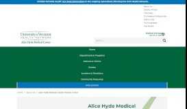
							         Patient Portal Login or join today - Alice Hyde Medical Center								  
							    