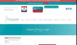 
							         Patient Portal Login | Procreate Fertility Center of Virginia | Dr ...								  
							    