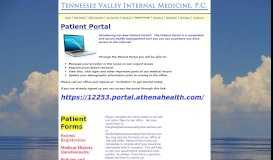 
							         Patient Portal - Madison - Tennessee Valley Internal Medicine, PC								  
							    