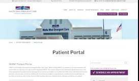 
							         Patient Portal - Malta Med Emergent Care								  
							    