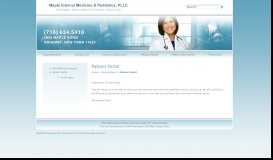 
							         Patient Portal - Maple Internal Medicine & Pediatrics								  
							    