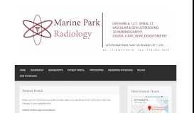 
							         Patient Portal - MarineParkRadiology.net								  
							    