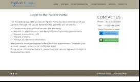 
							         Patient Portal | MaxwellGroupPhysicians - Maxwell Group Primary ...								  
							    