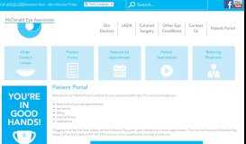 
							         Patient Portal | McDonald Eye Associates								  
							    