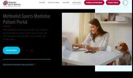 
							         Patient Portal | Methodist Sports Medicine								  
							    