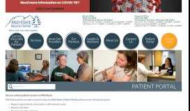 
							         Patient Portal – Mid-State Health Center								  
							    