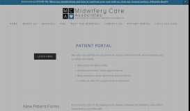 
							         Patient Portal | Midwifery Care Associates								  
							    