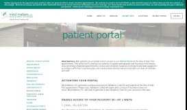 
							         PATIENT PORTAL — Mind Matters, P.C.								  
							    