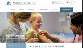 
							         Patient Portal | Missouri Delta Medical Center								  
							    