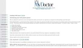
							         Patient Portal - My Doctor, LLC								  
							    