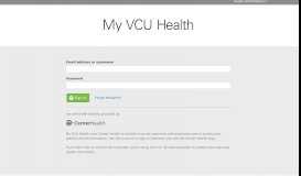 
							         Patient Portal - My VCU Health - IQHealth								  
							    