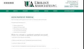 
							         Patient Portal | Nashville Urology - Urology Associates of Nashville								  
							    