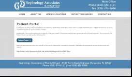 
							         Patient Portal - Nephrology Associates								  
							    