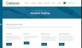
							         Patient Portal | New Jersey Urology								  
							    