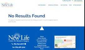 
							         Patient Portal - New Life Center for Bariatric Surgery								  
							    
