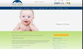 
							         Patient Portal - New York Fertility Services								  
							    