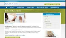 
							         Patient Portal | New York Medical Group | Foothills Physicians, PA								  
							    