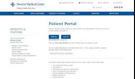
							         Patient Portal - Newton Medical Center								  
							    