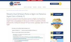 
							         Patient Portal - Night Lite Pediatrics								  
							    