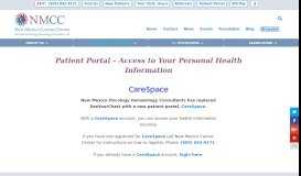 
							         Patient Portal - NMCC - Why New Mexico Cancer Center								  
							    