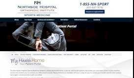 
							         Patient Portal | Northside Sports Medicine Network | Northside ...								  
							    