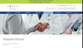 
							         Patient Portal | Novus Clinic in Akron and Cleveland								  
							    