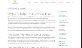 
							         Patient Portal | Oaklawn								  
							    