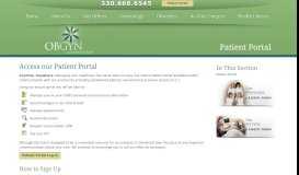 
							         Patient Portal | OBGYN Associates Akron | Gynecologist								  
							    