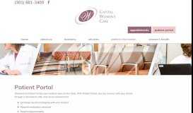 
							         Patient Portal - ObGyn Silver Spring MD								  
							    