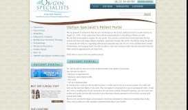 
							         Patient Portal - OBGYN Specialists of the Palm Beaches								  
							    
