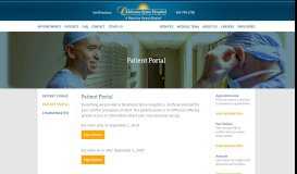
							         Patient Portal | Oklahoma Spine Hospital								  
							    