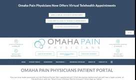 
							         Patient Portal – Omaha Pain Physicians								  
							    