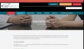 
							         Patient Portal - Online Bill Pay - Request an Appointment | OIP								  
							    