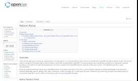 
							         Patient Portal - OpenEMR Project Wiki								  
							    