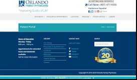
							         Patient Portal | Orlando Family Physicians								  
							    