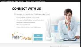 
							         Patient Portal - pacific Cataract and Laser Institute								  
							    
