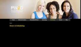 
							         Patient Portal - Pacific Women's OB/GYN Medical Group								  
							    