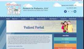 
							         Patient Portal - Partners in Pediatrics - Pediatrics for Family Health								  
							    