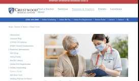 
							         Patient Portal | Patients & Visitors - Crestwood Medical Center								  
							    