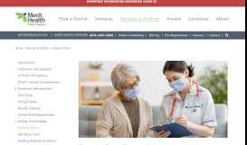 
							         Patient Portal | Patients & Visitors - Merit Health River Region								  
							    