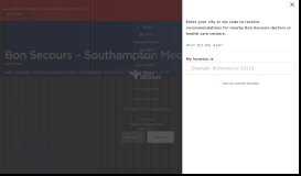 
							         Patient Portal | Patients & Visitors - Southampton Memorial Hospital								  
							    