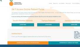 
							         patient portal - Pediatric Associates								  
							    