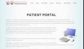 
							         Patient Portal | Pendleton Pediatrics								  
							    